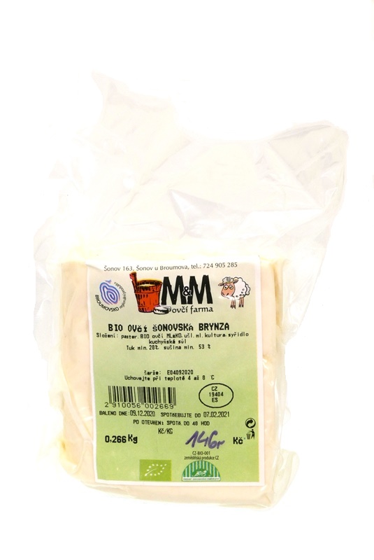 Brynza šonovská BIO (na váhu)