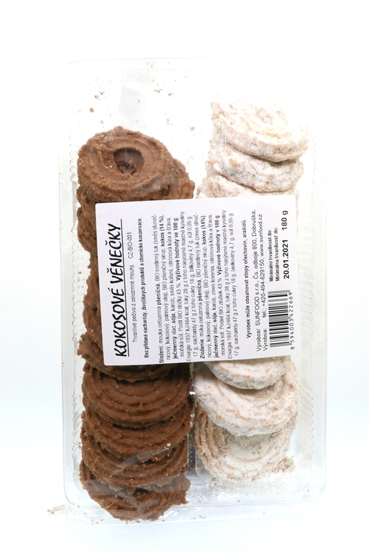 Kokosové věnečky 180g