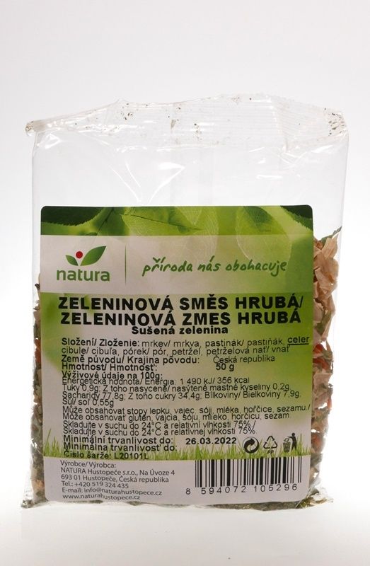 Sušená zelenina hrubá 50g