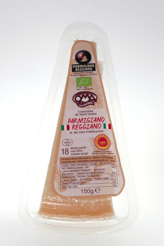 Parmiggiano Reggiano 150 g 18M BIO