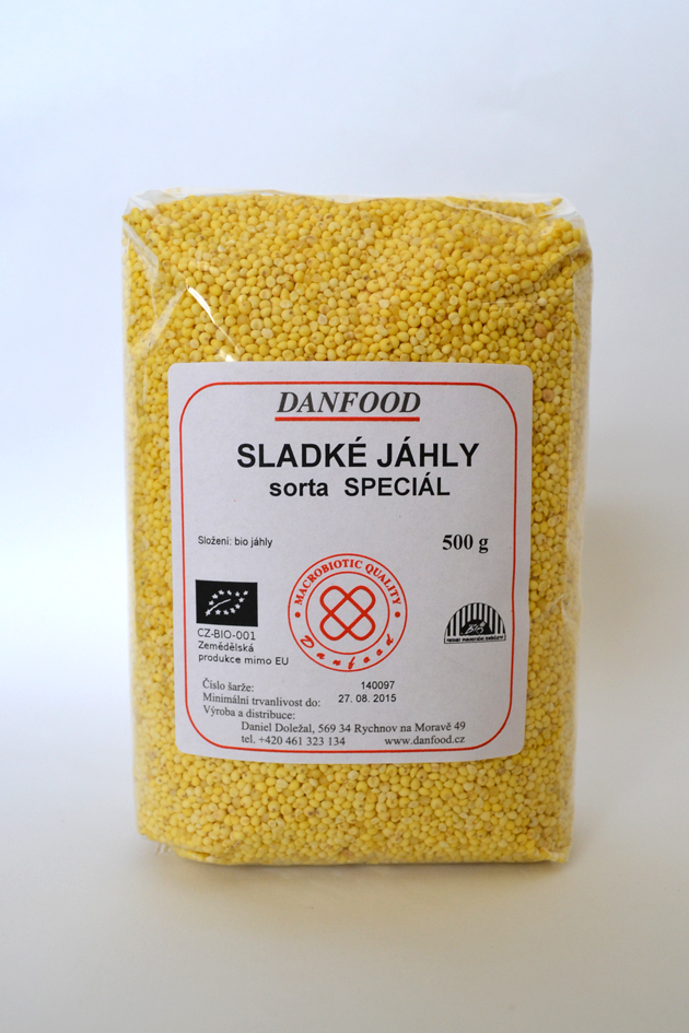 Jáhly sladké 500g BIO 