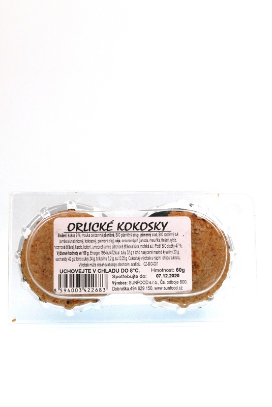 Orlické kokosky 2ks 80g 