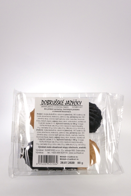 Dobrušské jazýčky 80g