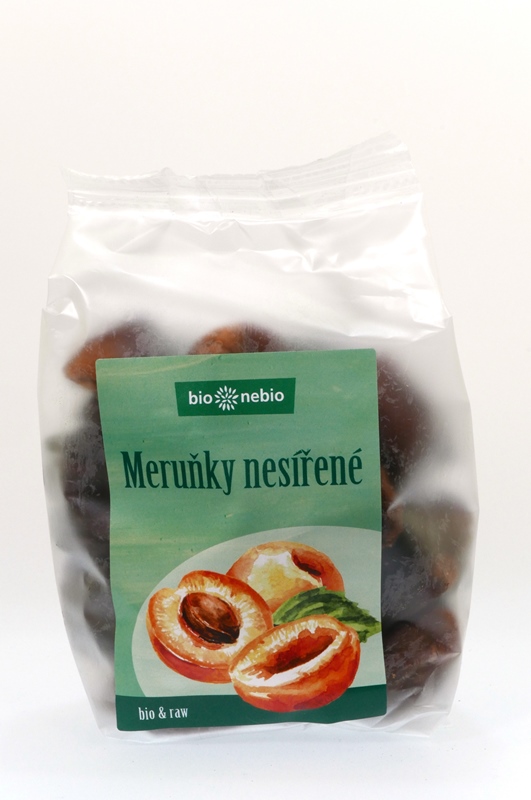Meruňky nesířené 300g BIO