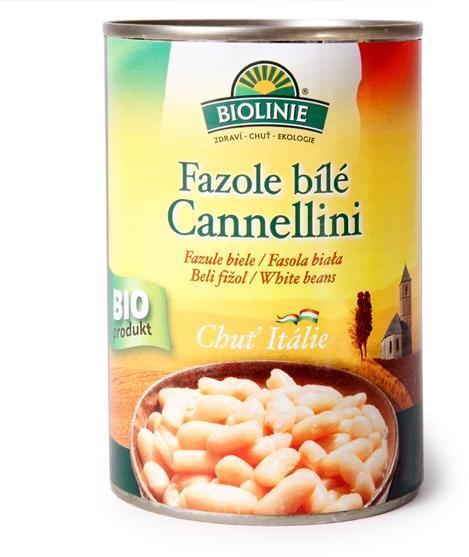 Fazole Cannellini sterilované 240g/400g BIO