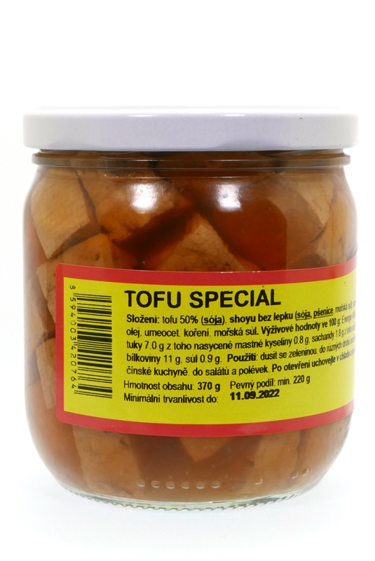 Tofu speciál 370g/220g sklo
