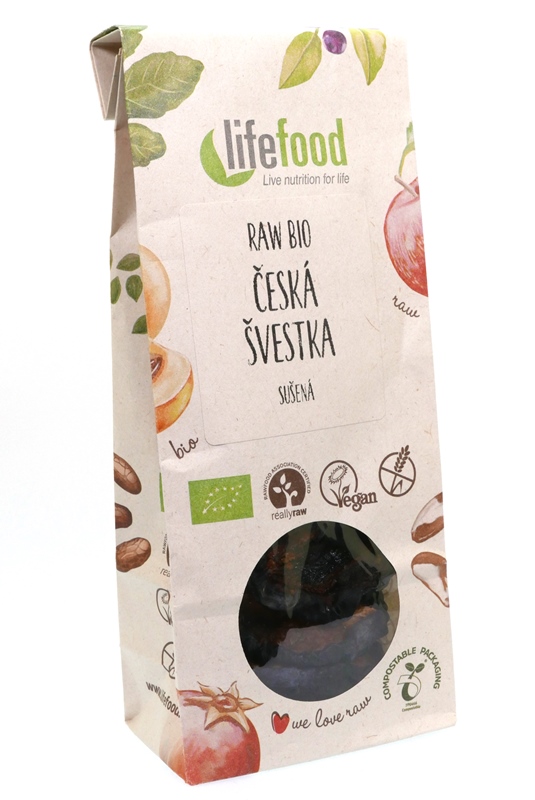 Švestky sušené české 80g RAW, BIO