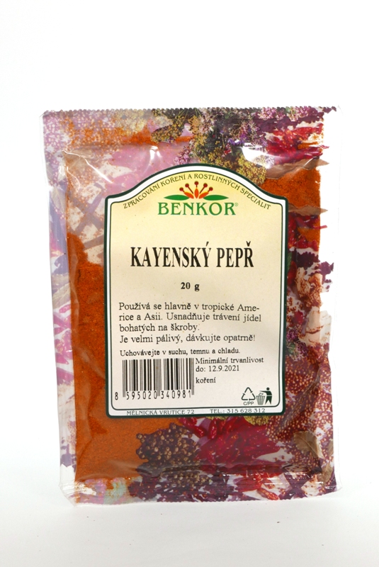 Kayenský pepř 20g