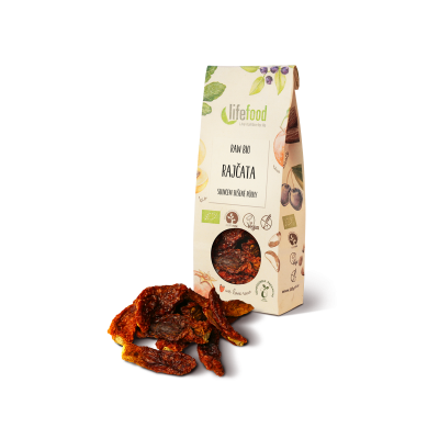 Rajčata sušená na slunci 100g RAW, BIO