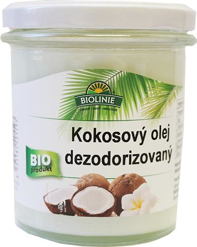 Olej kokosový dezodorizovaný 240g BIO
