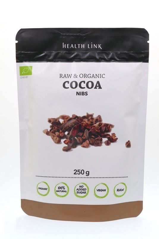 Kakaové boby drcené 250g BIO, RAW