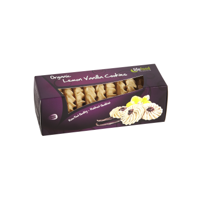 Kešu koláčky citronové s vanilkou 80g RAW, BIO