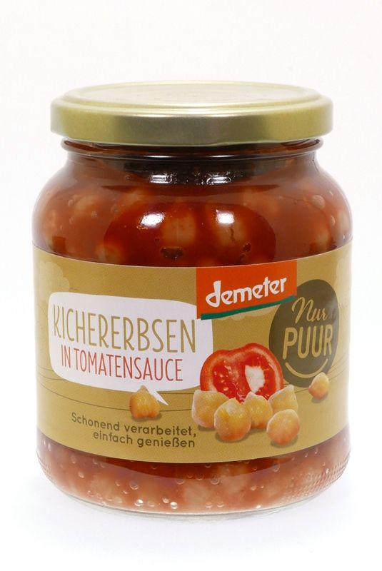 Cizrna v rajské omáčce Demeter 350g BIO