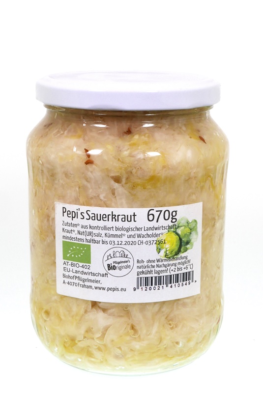 Zelí pepíkovo nepaster 670g BIO