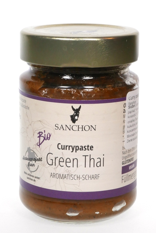 Curry pasta Thai zelená 190g BIO