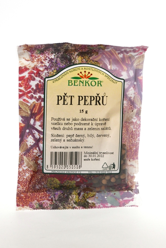 Pět pepřů 15g