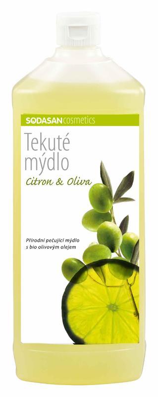 Tekuté mýdlo citron-oliva 1l
