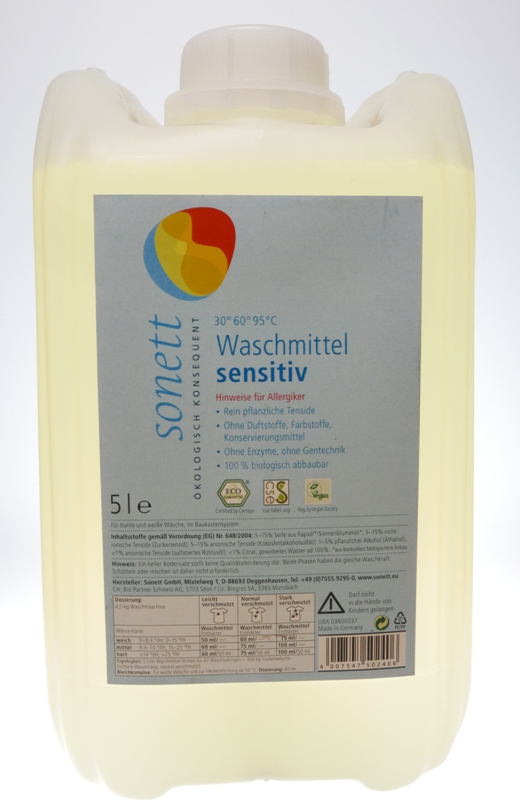 Gel na praní Sensitiv 5l