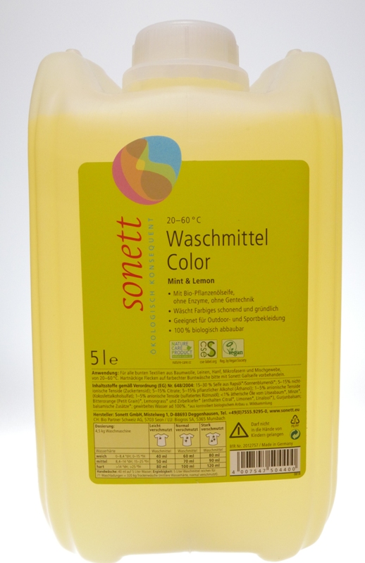 Gel na praní Color Máta citron 5l