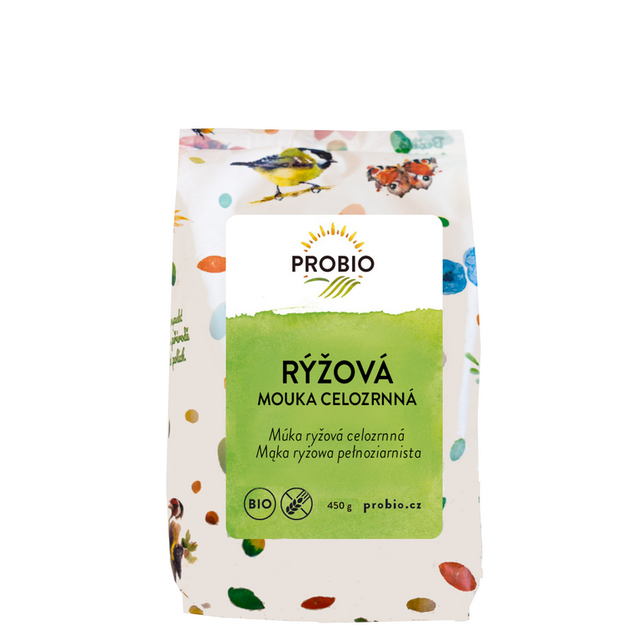 Mouka rýžová celozrnná 450g BIO