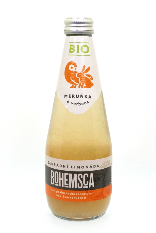 Bohemsca Limo Meruňka+Verbena 330ml BIO 