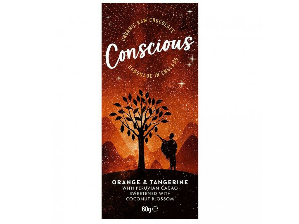 Čokoláda pomeranč mandarinka 60g BIO