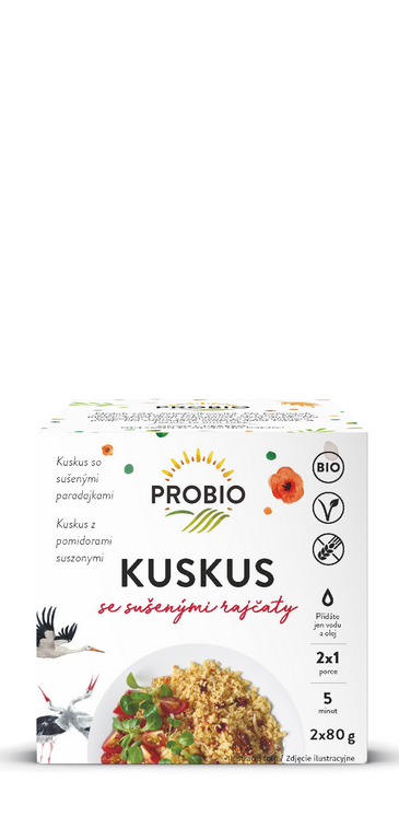 Kuskus se sušenými rajčaty 2x80g BIO