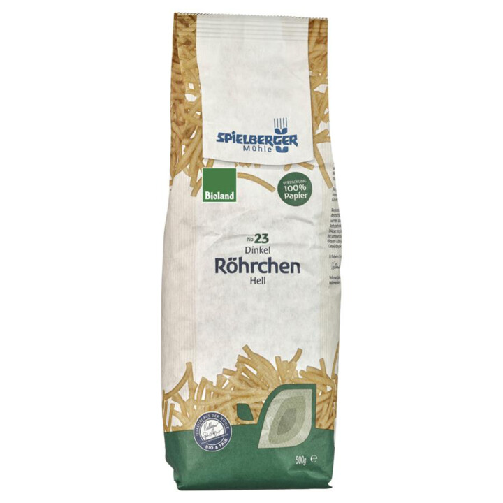 Trubičky špaldové světlé 500g BIO