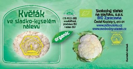 Květák ve sladkokyselém nálevu g BIO