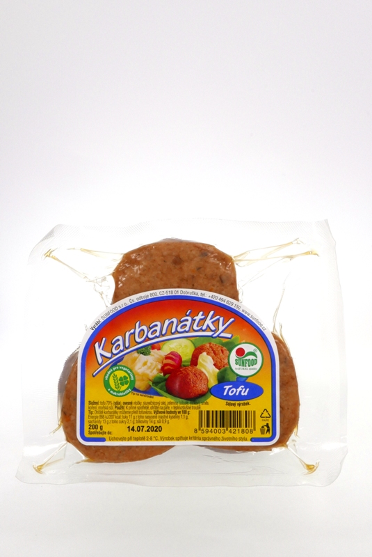 Karbanátky tofu 200g 