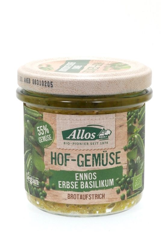 Pomazánka Hrášek s bazalkou 135g BIO