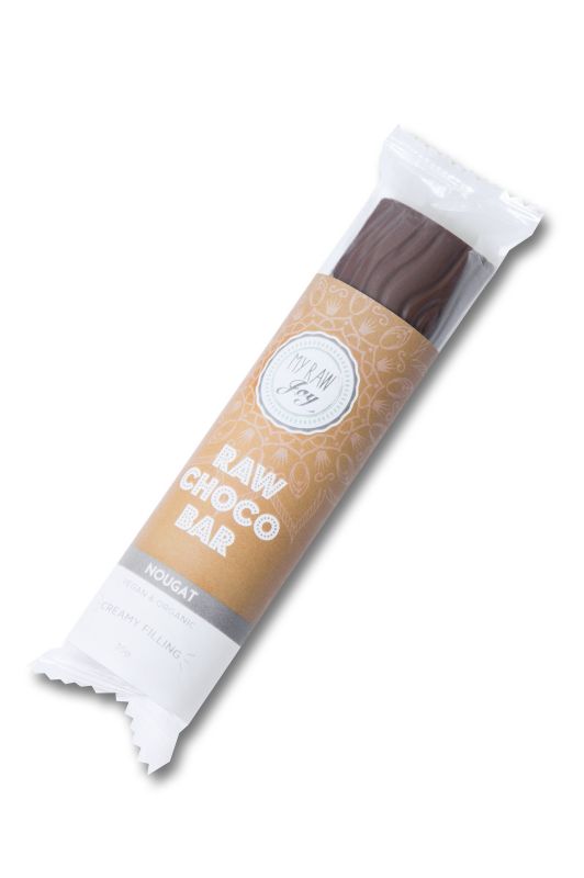 Choco Bar s nugátovou náplní 30g BIO, RAW
